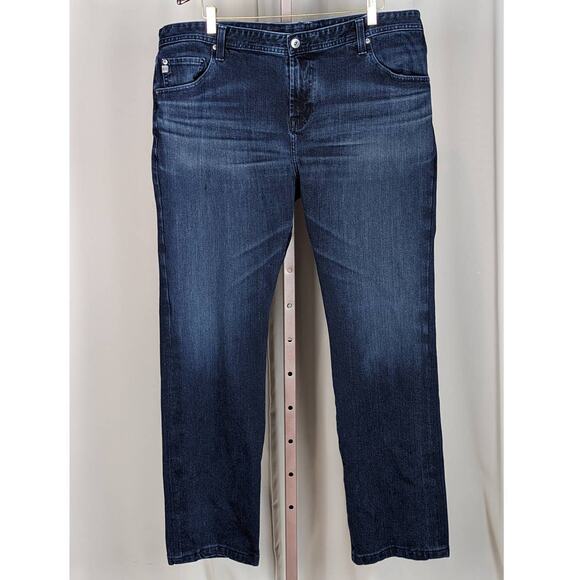 AG Adriano Goldschmied The Graduate Tailored Leg Dark Wash Jeans Size 42x34 - Picture 16 of 16